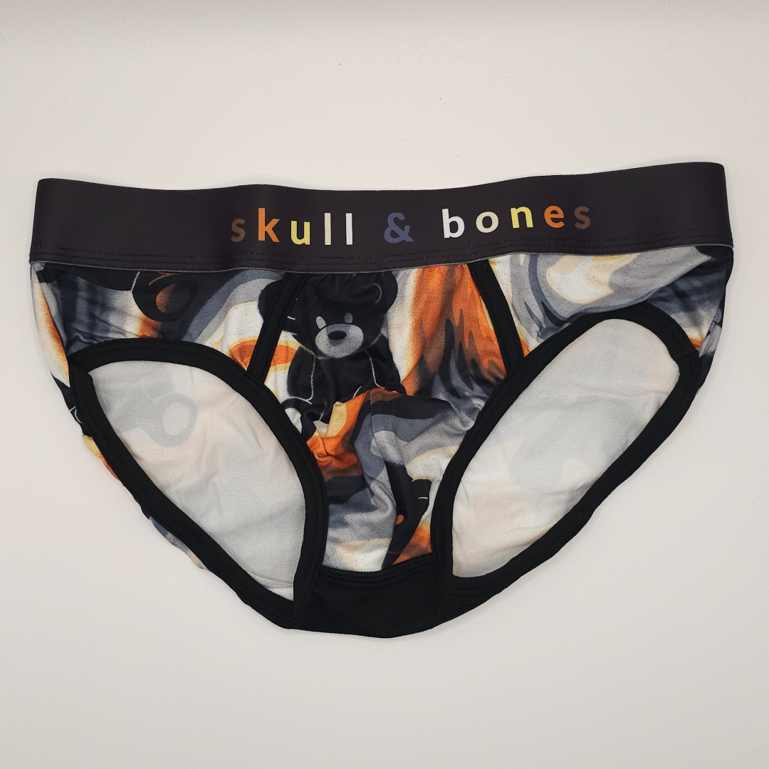 Skull & Bones Teddy Bear Swirl Brief