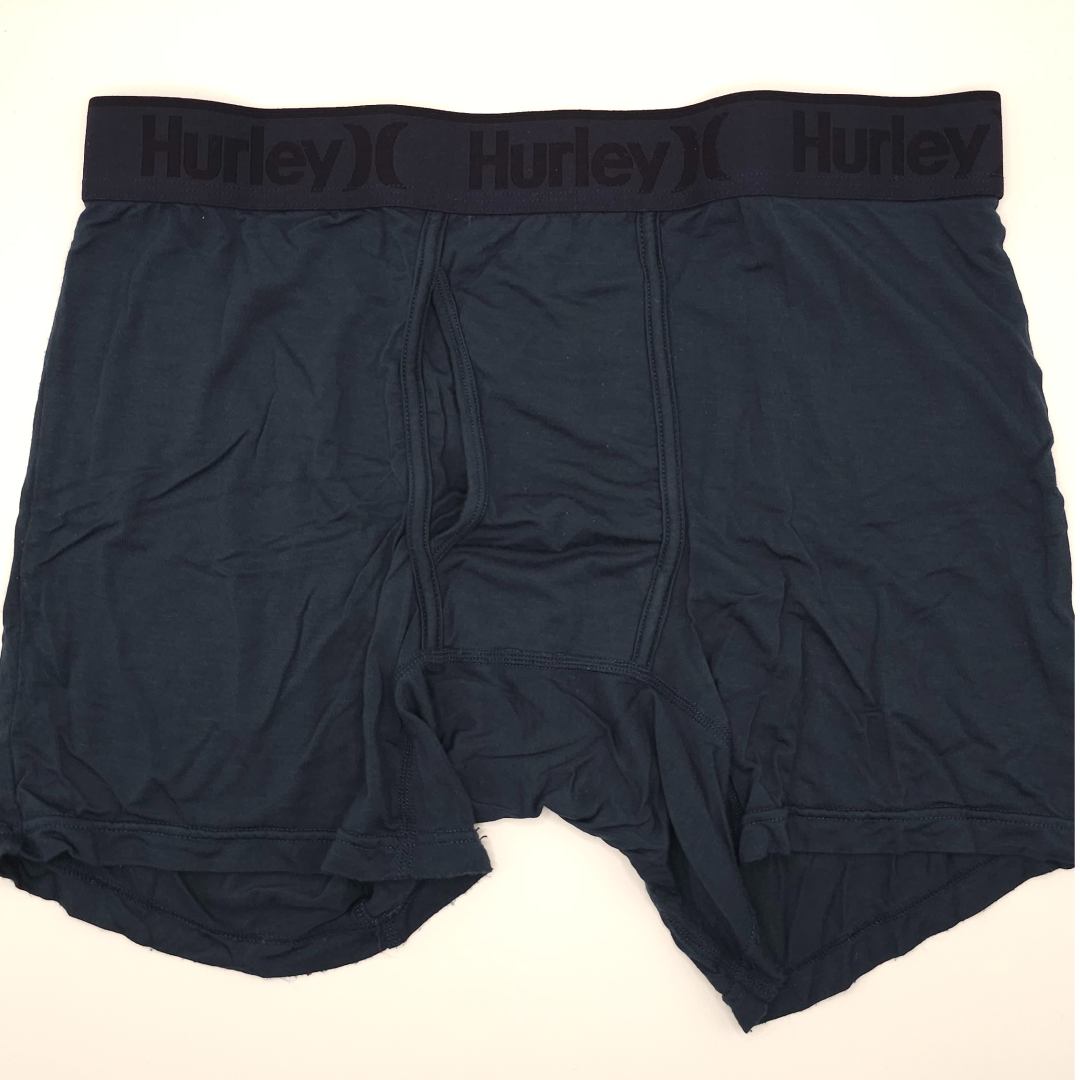 Hurley Black Boxer Briefs (with Fly)